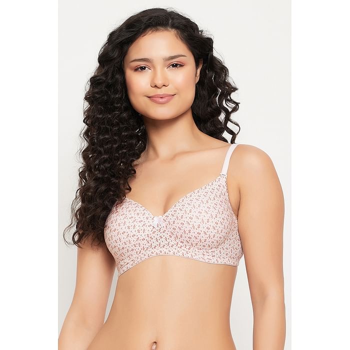 Clovia Padded Non-Wired Full Cup Printed Multiway T-shirt Bra in Baby Pink - Cotton - BR2395D22, Light pink
Clovia Padded Non-Wired Full Cup Printed Multiway T-shirt Bra in Baby Pink - Cotton - BR2395D22, Light pink