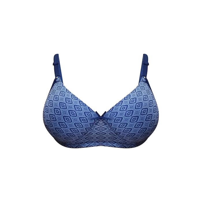 Clovia Padded Non-Wired Full Cup Printed Multiway T-shirt Bra in Blue - BR1277L08, Navy
Clovia Padded Non-Wired Full Cup Printed Multiway T-shirt Bra in Blue - BR1277L08, Navy