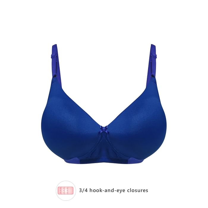 Clovia Padded Non-Wired Full Cup T-shirt Bra in Electric Blue - BR2122P08, Navy
Clovia Padded Non-Wired Full Cup T-shirt Bra in Electric Blue - BR2122P08, Navy
