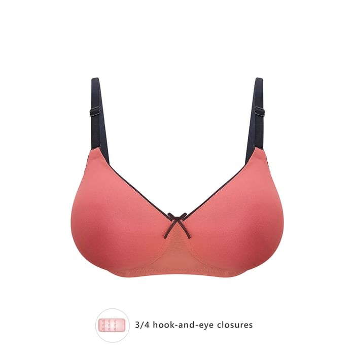 Clovia Padded Non-Wired Full Cup T-shirt Bra in Peach Pink - BR1480M22, Light pink
Clovia Padded Non-Wired Full Cup T-shirt Bra in Peach Pink - BR1480M22, Light pink