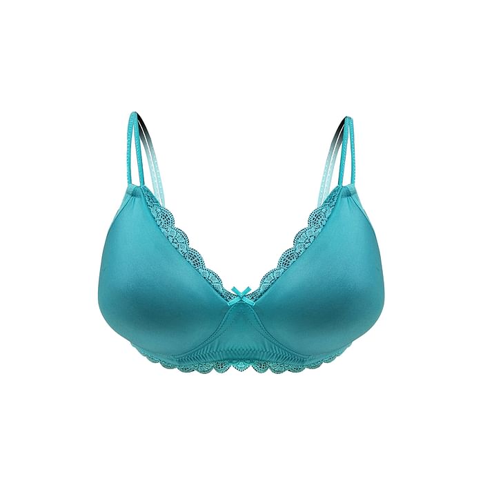 Clovia Padded Non-Wired Full Cup T-shirt Bra in Turquoise Blue - BR2247M03, Light blue
Clovia Padded Non-Wired Full Cup T-shirt Bra in Turquoise Blue - BR2247M03, Light blue