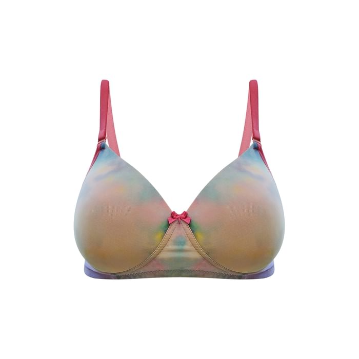 Clovia Padded Non-Wired Printed T-shirt Bra with Detachable Straps - BR1610P14, Pink
Clovia Padded Non-Wired Printed T-shirt Bra with Detachable Straps - BR1610P14, Pink