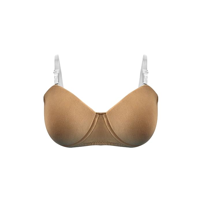 Clovia Padded Underwired Full Cup Strapless Bra with Transparent Back in Nude Colour - Cotton - BR1499R24
Clovia Padded Underwired Full Cup Strapless Bra with Transparent Back in Nude Colour - Cotton - BR1499R24