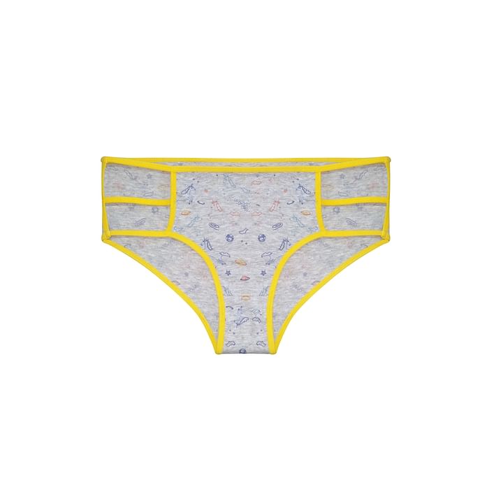 Clovia Mid Waist Printed Hipster Panty with Cage Sides in Grey - Cotton - PN3236J01, Light grey
Clovia Mid Waist Printed Hipster Panty with Cage Sides in Grey - Cotton - PN3236J01, Light grey