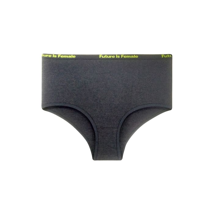 Clovia High Waist Hipster Panty with Text Print Waistband in Grey- Cotton - PN3313S05, Dark grey
Clovia High Waist Hipster Panty with Text Print Waistband in Grey- Cotton - PN3313S05, Dark grey