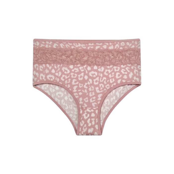 Clovia High Waist Animal Print Hipster Panty with Lace Waist in Pink- Cotton - PN3364S22, Light pink
Clovia High Waist Animal Print Hipster Panty with Lace Waist in Pink- Cotton - PN3364S22, Light pink