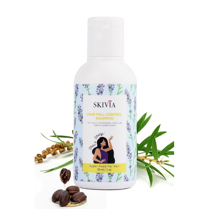 Clovia Skivia Hair Fall Control Mini Shampoo with Vitamin B5 & Neem Extracts - 30 ml - SKHS01S18, White
Clovia Skivia Hair Fall Control Mini Shampoo with Vitamin B5 & Neem Extracts - 30 ml - SKHS01S18, White