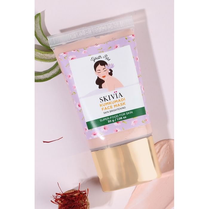 Clovia Skivia Kumkumadi Mini Face Mask For Brightening with Vitamin C & Turmeric - 30 g - SKFM14M34, Peach
Clovia Skivia Kumkumadi Mini Face Mask For Brightening with Vitamin C & Turmeric - 30 g - SKFM14M34, Peach