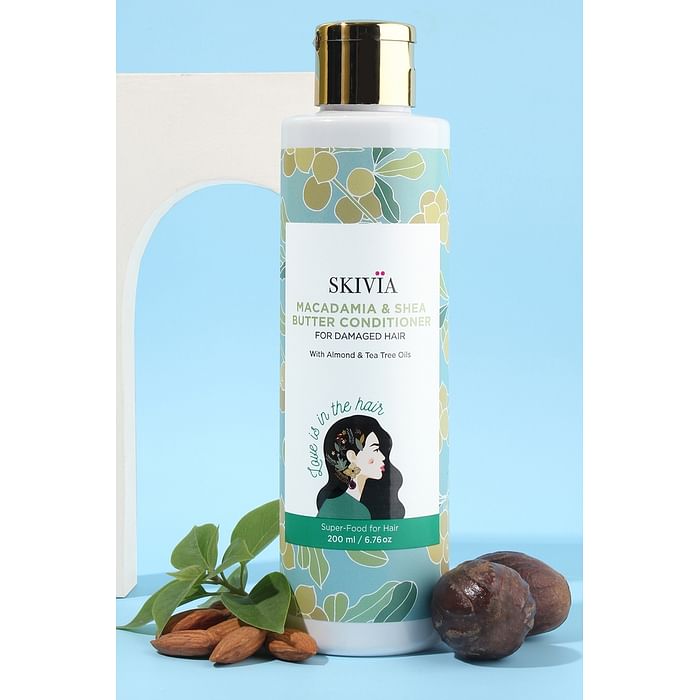 Clovia Skivia Macadamia & Shea Butter Conditioner With Almond & Tea Tree Oil - 200 ml - SKH019C18, White
Clovia Skivia Macadamia & Shea Butter Conditioner With Almond & Tea Tree Oil - 200 ml - SKH019C18, White
