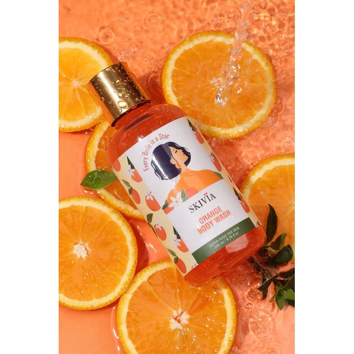 Clovia Skivia Orange Body Wash With Lemon, Basil & Turmeric - 200 ml - SKBS19W16
Clovia Skivia Orange Body Wash With Lemon, Basil & Turmeric - 200 ml - SKBS19W16