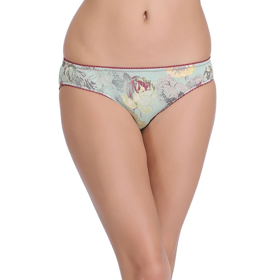 Buy Cotton Low Waist Floral Print Bikini Panty Online India Best