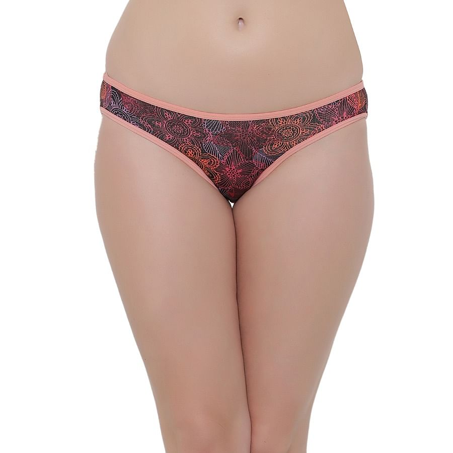 Buy Cotton Low Waist Printed Bikini Panty Online India Best Prices