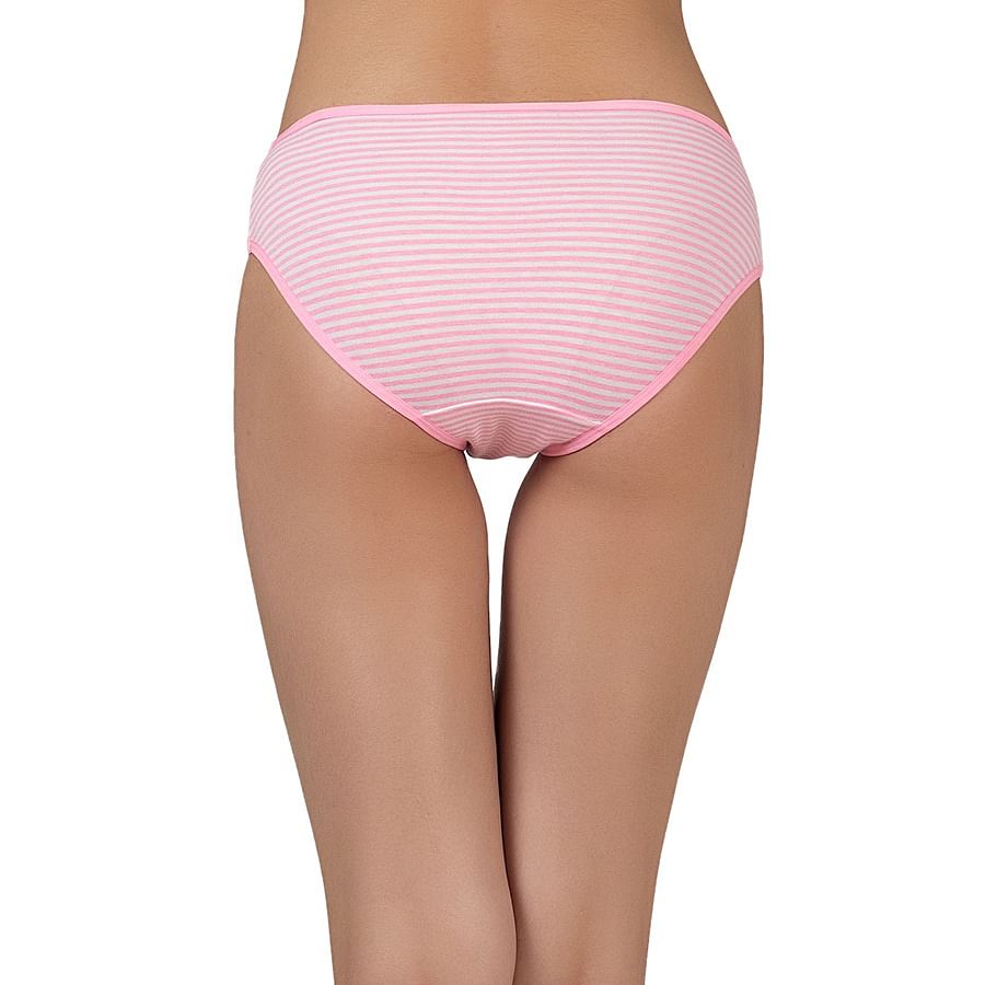 Buy Cotton Low Waist Striped Bikini Online India Best Prices COD