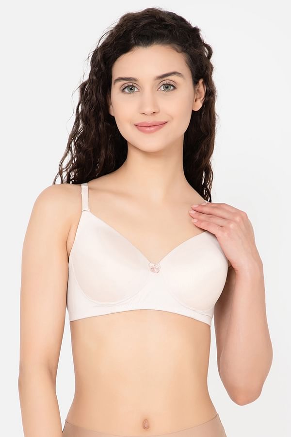 Buy Lightly Padded Non Wired Full Cup Multiway T Shirt Bra In Nude