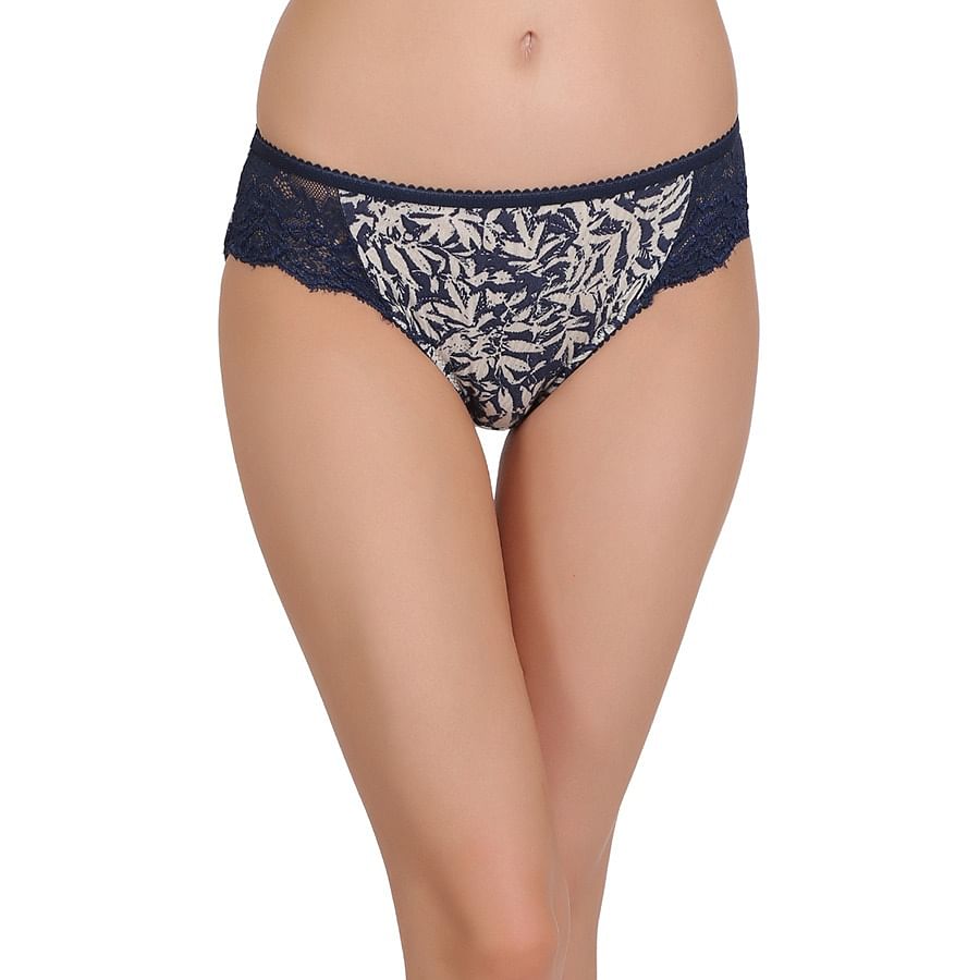 Buy Low Waist Printed Bikini With Lace Wings Online India Best Prices