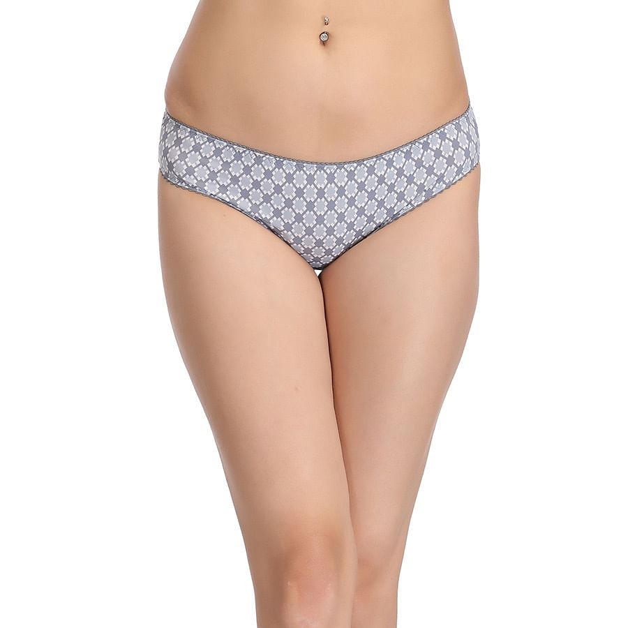 Buy Printed Mid Waist Bikini Panty Online India Best Prices COD