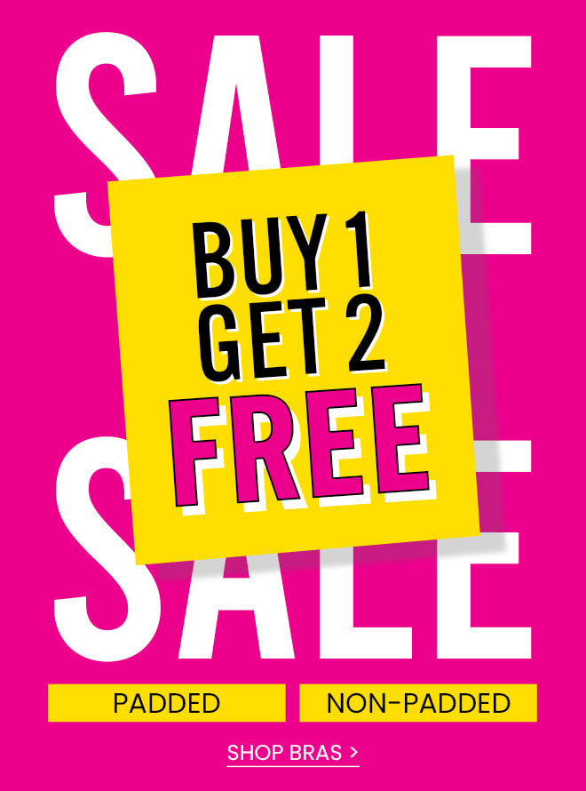 Buy 1 Get 2 Free Padded and Non Padded Bras