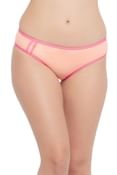 Low Waist Bikini Panty in Peach Colour - Cotton	