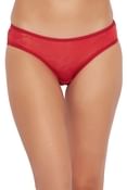 Low Waist Bikini Panty in Red	