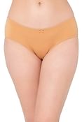 Mid Waist Hipster Panty in Nude Colour - Cotton