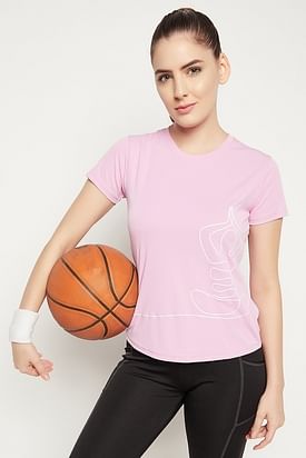 Sports T-Shirts Buy Womens' for Gym, Running Yoga Online | Clovia
