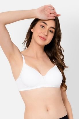 Buy Amante Carefree Casuals Padded Non-Wired T-Shirt Bra - Nude Online