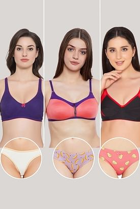 Clovia - It's getting hot in here 🔥 Matchy matchy bra panty sets in  designer styles and bold colours #underfashion