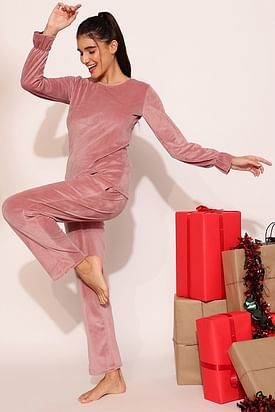Peach Premium Satin Nighty With Floral Print & Puff Sleeves Pattern From  Libas Loungewear - ST080