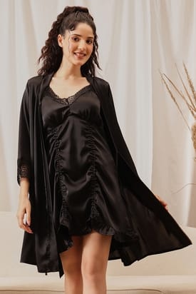 sexy vinyl clothes Girece Sexy Night Gowns for Woman Lingerie Nightgown Lace Trim Sleep Dress  Slip Dress One Side Slit Nighty Babydoll Sleepwear (Black,S) at Amazon  Women's Clothing store