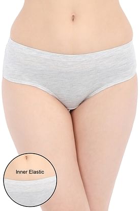Buy Clovia 100 Percent Cotton Low Waist Inner Elastic Thong Panty Online
