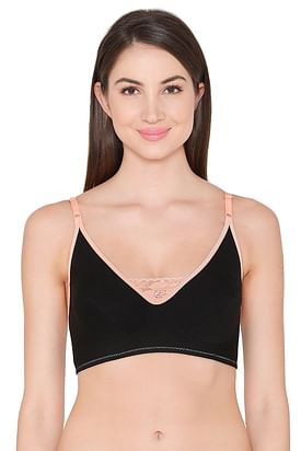 Striped Lace Ladies Cotton Padded Bra at Rs 55/piece in Chapra