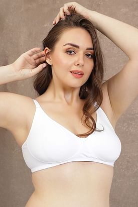 Buy EFFORTLESS BEAUTY NAVY PADDED NON WIRED BRA WITH POWER NET for