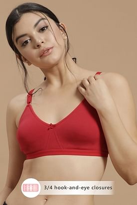New Design Hyaline Straps Red Color Push up Convertible Bra