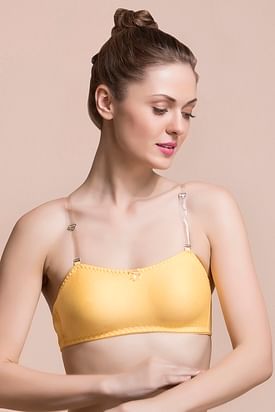 Hoerev Bra Tube Top Bandeau Style Removable Padding India