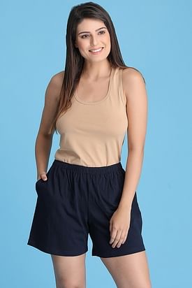 Women Blue Shorts - Buy Women Blue Shorts online in India