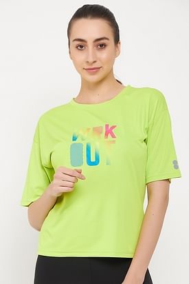 Sports - Buy Womens' T-Shirts for Gym, Running & Yoga Online | Clovia