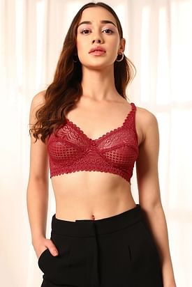 Clovia Padded Underwired Demi Cup Multiway Bra In Dark Pink - Lace &  Powernet at Rs 986.00, कप ब्रा - Suncloud Systems, Rajapalayam