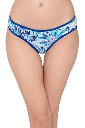 Clovia Bikini : Buy Clovia Low Waist Camouflage Print Bikini Panty In Navy  With Lace Waist - Cotton Online