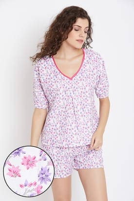 full sleeve night suit for ladies