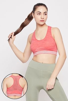 Lady Yoga Slim Racerback Top Vest Padded Sports Bra Seamless Vest Sexy  Ftiness