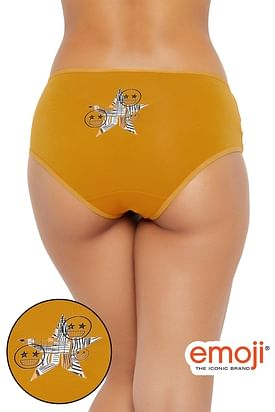 Buy Clovia Seamless Mid Waist Hipster Panty In Pink In Yellow