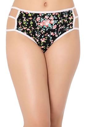 Buy Clovia Mid Waist Hipster Panty In Lime Green - Cotton online