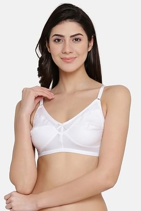 White Ladies Daily Wear Bra With Narrow Straps at Best Price in New Delhi