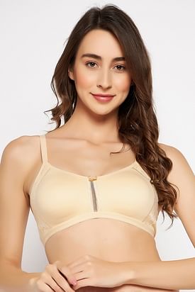 Clovia - Peach-colored plus size lace overlayed bra crafted with smooth  polyamide fabric for a second-skin feel. . . . . . #CloviaNepal #Clovia  #Bra #PlusSize #Lace #Lingerie #UnderFashion #Style #CloviaMyBestie