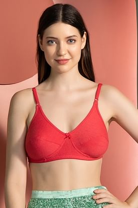 Women Solid Cotton Bras Pack Of 4 at Rs 489, Cotton Bra
