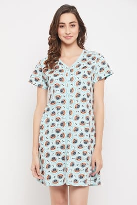 chinese dress ladies Silk Knit Nightdress Short Sleeved Silk Knit Nightgown