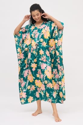 white christmas dresses Buy Maroon Printed Cotton Kaftan Night Dress Online at Rs.549