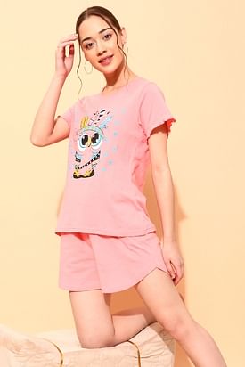 Buy SPANZ Teen Girls stylish Cotton Half-Sleeve Tshirt for daily