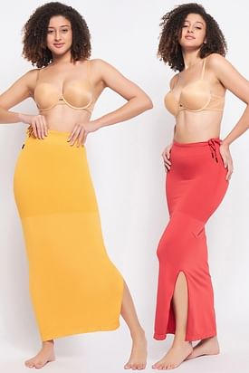 Clovia - Get that desired mermaid figure and flaunt your style with this  saree shapewear with a slid slit for ease of movement. Search: SW0023P16  Price: ₹1999 Discounted Price: ₹749