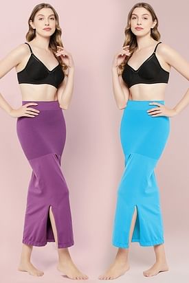 Clovia - Get that desired mermaid figure and flaunt your style with this saree  shapewear with a slid slit for ease of movement. Search: SW0023P16 Price:  ₹1999 Discounted Price: ₹749